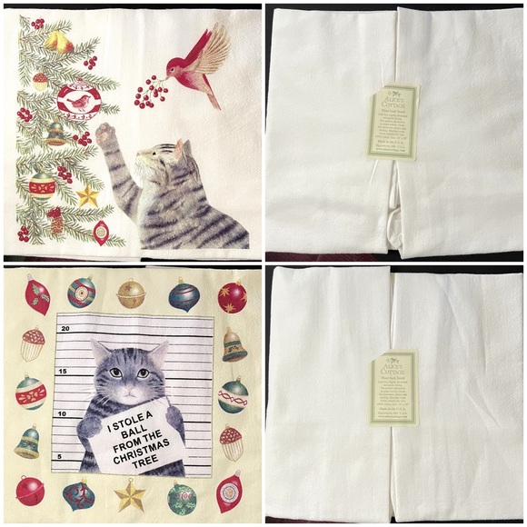 🏠Host Pick🏠 Alice’s Cottage Christmas Flour Sack Towels - Picture 6 of 6